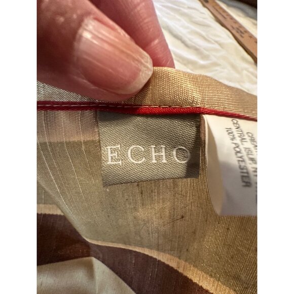 Echo Creative Bath Versital Vertical Stripped Shower Curtain luxury style Read - Picture 4 of 8